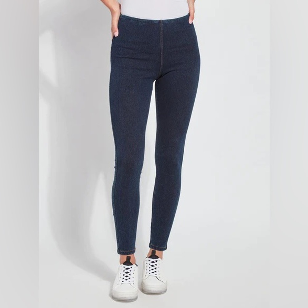 LYSSÉ Toothpick Denim - Lapis Wash - Size Small